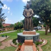 Celebrating at St. Cyprian High School Kyabakadde